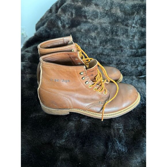 Iron Age Steel Toe Boots Men’s Size 9.5 Hand work safety main image 4